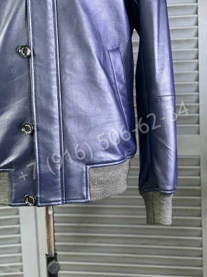 Кожаная куртка Brunello Cucinelli 19566