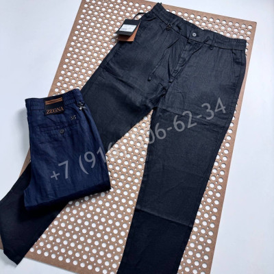 Брюки из льна Zegna 30141