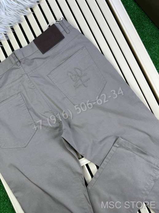 Льняные брюки Brioni 9934