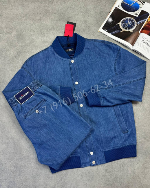 Прогулочный костюм KITON из денима 33846