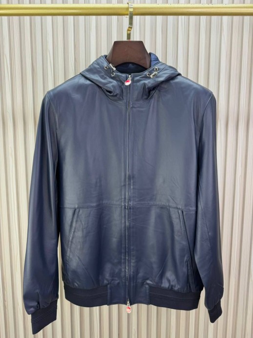Кожаная куртка Kiton 5463