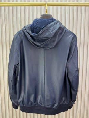 Кожаная куртка Kiton 5463