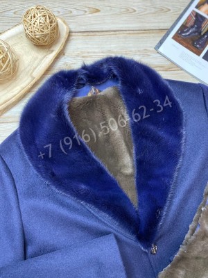 Кашемировое пальто с меховой подкладкой Loro Piana 5562