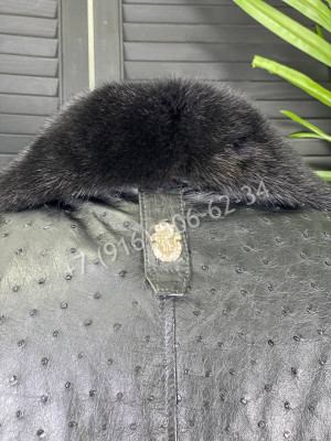 Кожаная куртка из кожи страуса Billionaire 7771