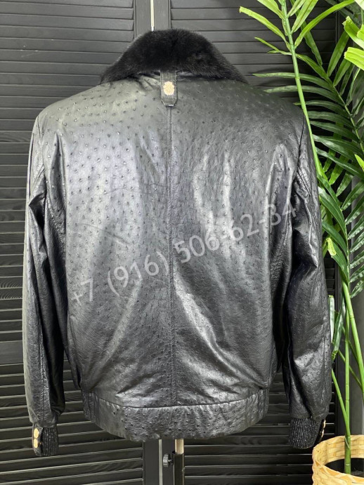 Кожаная куртка из кожи страуса Billionaire 7771