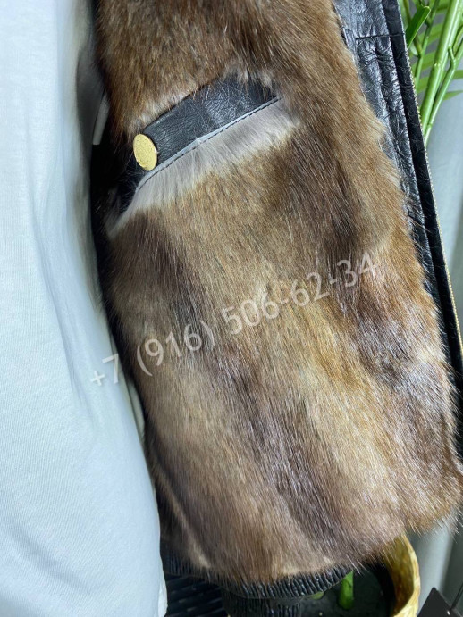 Кожаная куртка из кожи страуса Billionaire 7771