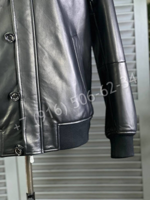 Кожаная куртка Brunello Cucinelli 19567