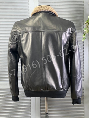 Кожаная куртка Brunello Cucinelli 19567