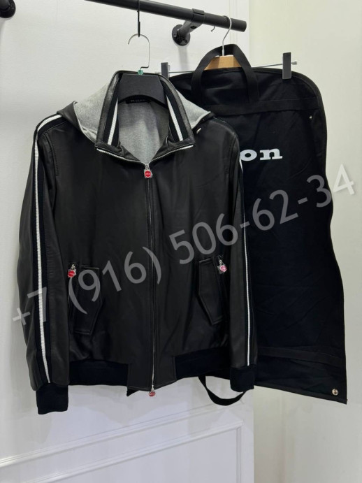 Кожаная куртка KITON 30442