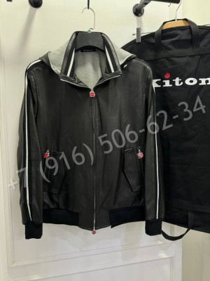 Кожаная куртка KITON 30442