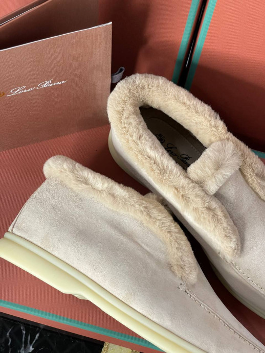 Лоферы Loro Piana на меху 17091 6