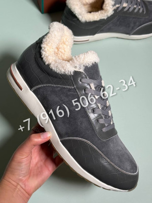 Кроссовки Loro Piana на меху 33523 3