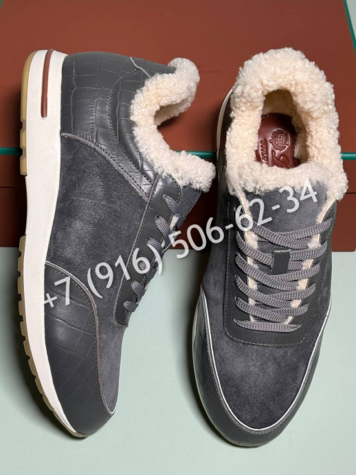 Кроссовки Loro Piana на меху 33523 3