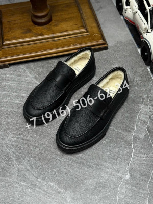 Лоферы Hermes на меху 16243 3 1