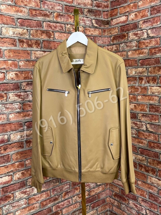 Кожаная куртка Hermes 23180