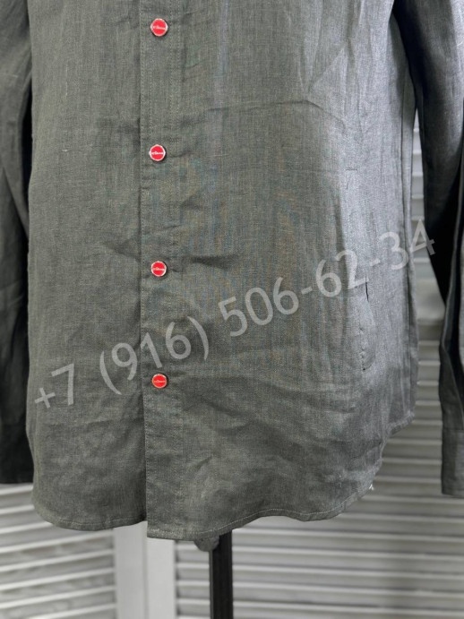 Рубашка из льна KITON 27342