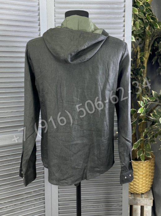 Рубашка из льна KITON 27342