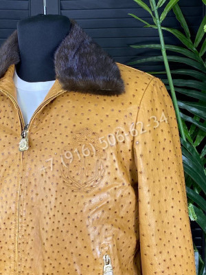 Кожаная куртка из кожи страуса Billionaire 7772