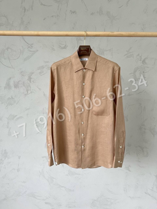 Рубашка из льна Loro Piana 29442