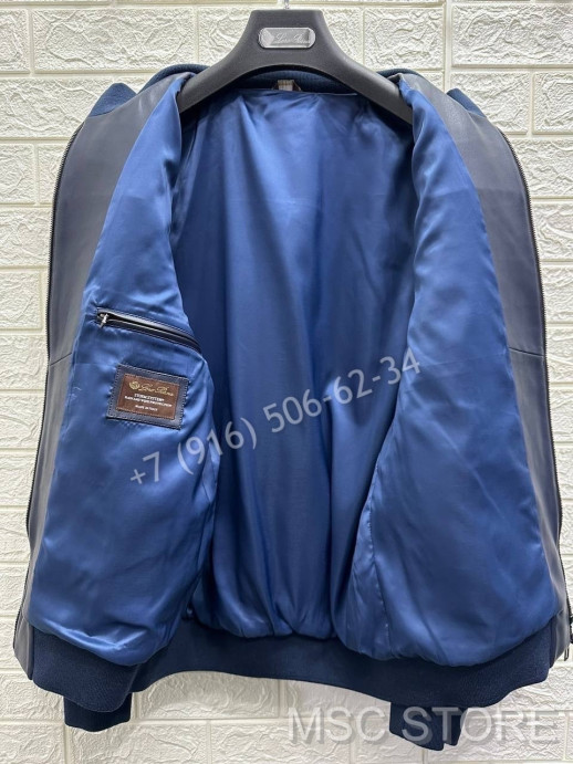 Кожаная куртка с крокодилом Loro Piana 9317