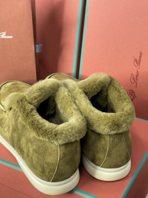 Лоферы Loro Piana на меху 17091 7