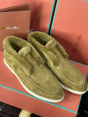 Лоферы Loro Piana на меху 17091 7