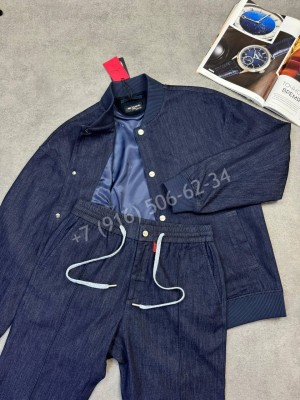 Прогулочный костюм KITON из денима 33848