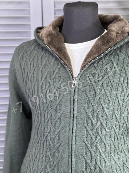 Кардиган KITON на меху ( искусственный мех) 24123