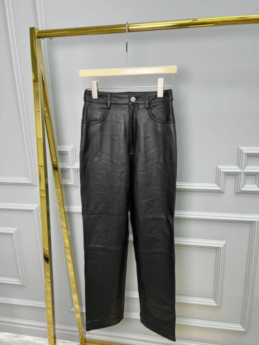 Кожаные брюки 7374