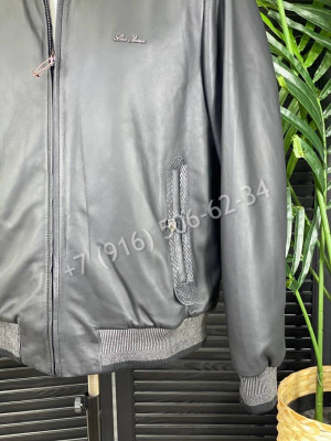 Кожаная куртка на меху Loro Piana 7773