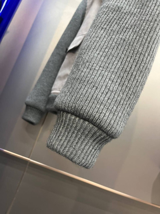 Куртка замшевая комбинированная Brunello Cucinelli 28503 1