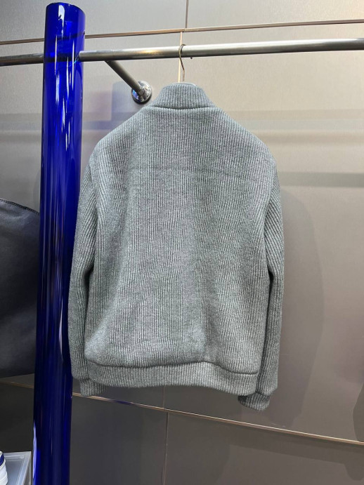 Куртка замшевая комбинированная Brunello Cucinelli 28503 1