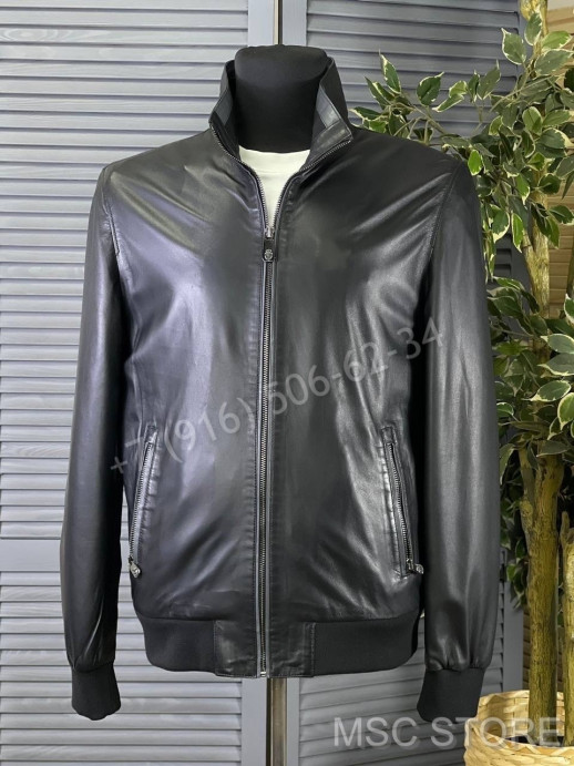 Кожаная куртка Billionaire 9628