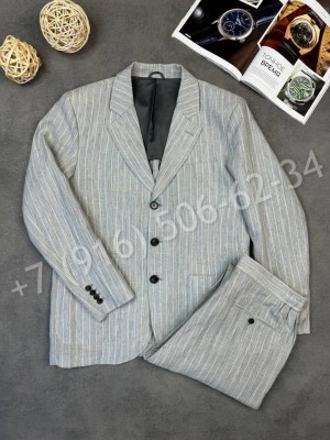 Прогулочный костюм из льна Brunello Cucinelli 30845