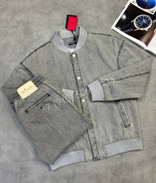 Прогулочный костюм KITON из денима 33849