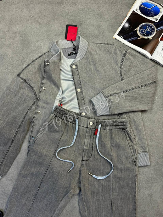Прогулочный костюм KITON из денима 33849