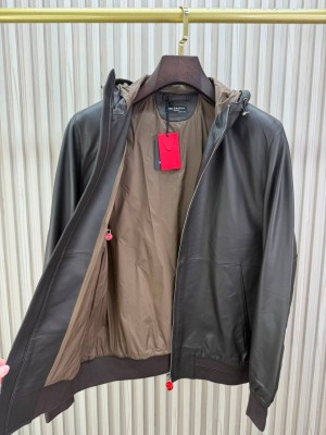 Кожаная куртка Kiton 5463 3