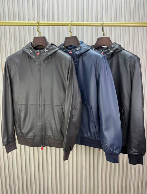 Кожаная куртка Kiton 5463 3
