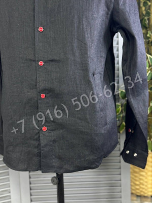 Рубашка из льна KITON 27344