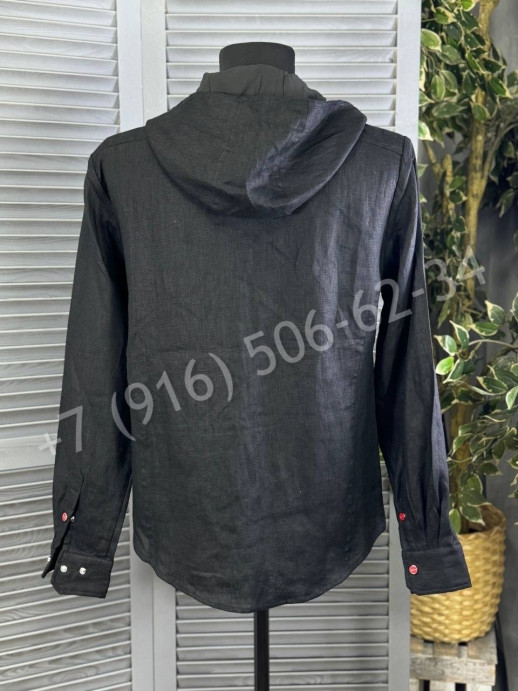 Рубашка из льна KITON 27344