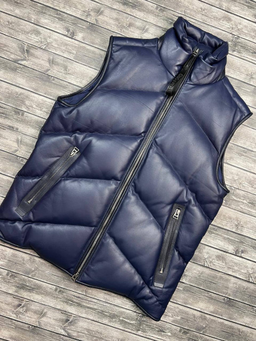 Жилетка из кожи Tom Ford 11482