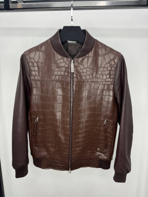 Куртка Stefano Ricci из кожи крокодила 6386