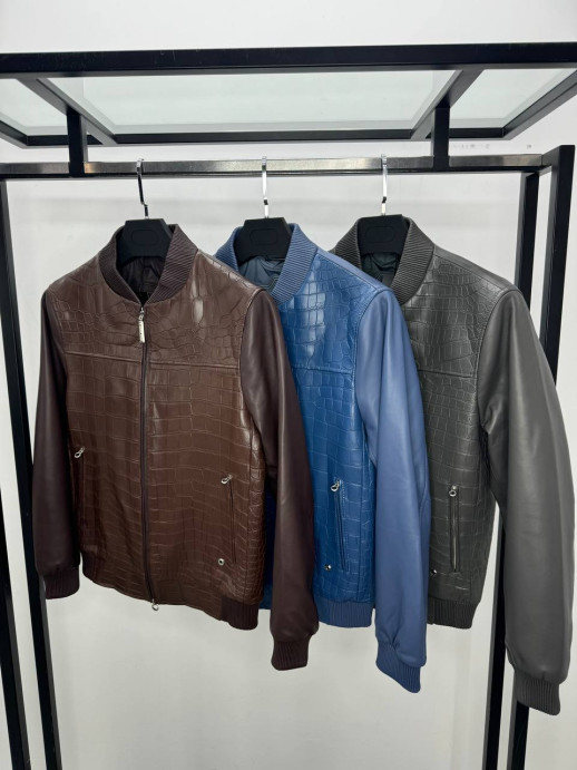 Куртка Stefano Ricci из кожи крокодила 6386