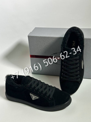 Кеды Prada на меху 13100 2
