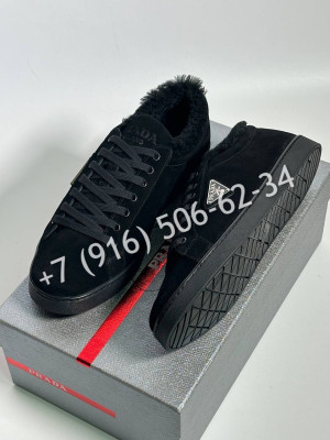 Кеды Prada на меху 13100 2