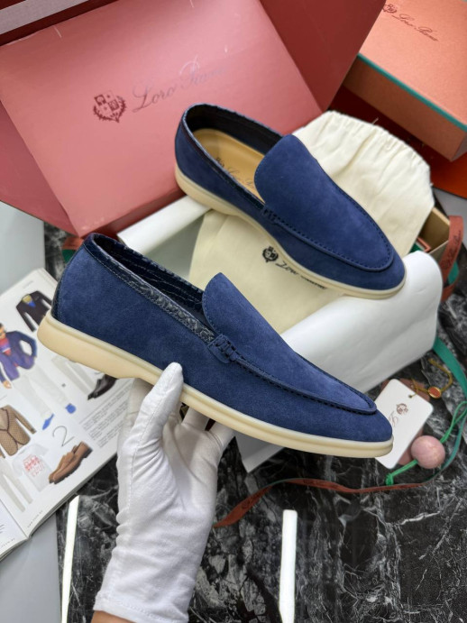 Лоферы Loro Piana со вставкам 5509