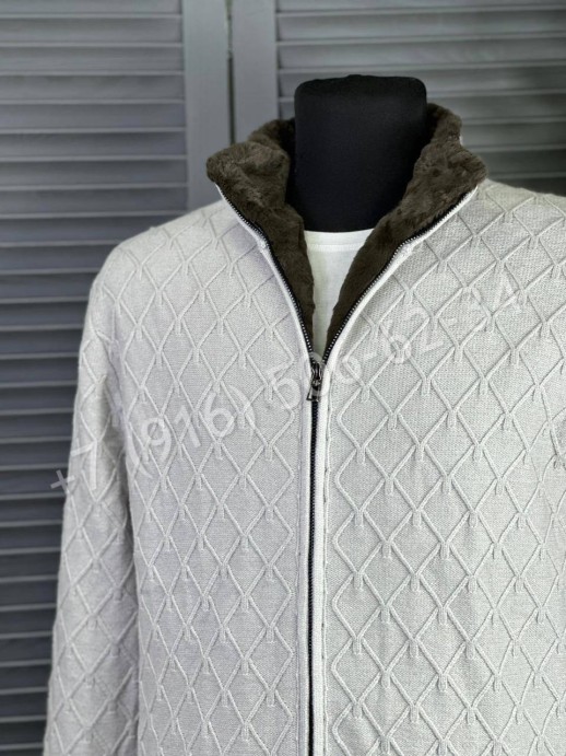 Кардиган KITON на меху ( искусственный мех) 24125