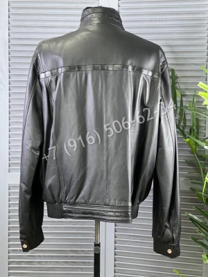 Кожаная куртка Stefano Ricci со вставками кожи крокодила 5443