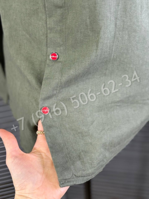 Рубашка из льна KITON 27345