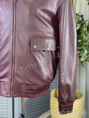 Кожаная куртка Hermes 9630